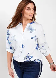 Viskose-bluse med print, bonprix