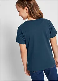 T-shirt til barn (2-pack) av økologisk bomull, bonprix