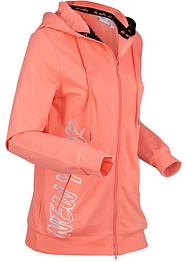 Langermet sweatjakke med hette, bpc bonprix collection