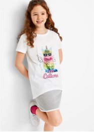T-shirt til jente, med fototrykk, bpc bonprix collection