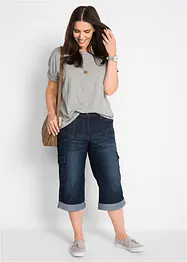 Cargo-jeans, Mid Waist, stretch, bonprix