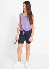 Sykkelshorts med økologisk bomull (2-pack), bonprix