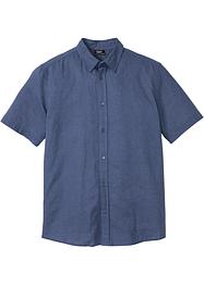 Kortermet skjorte i linmiks, bpc bonprix collection
