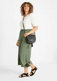 Legglang culottes med elastisk linning, bonprix