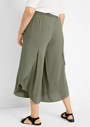 Legglang culottes med elastisk linning, bonprix