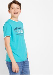 T-shirt til gutt, i dobbel optikk, økologisk bomull, bpc bonprix collection