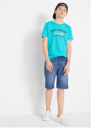 T-shirt til gutt, i dobbel optikk, økologisk bomull, bpc bonprix collection