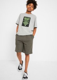 T-shirt og sweat-bermuda til gutt (2-delt sett), bpc bonprix collection