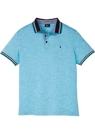 Poloshirt med brystlomme, kort arm, bonprix