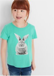 T-shirt til jente, med fototrykk, bpc bonprix collection