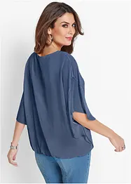 Chiffonbluse med topp under, bonprix