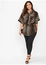 Kortermet bluse i viskose, bonprix