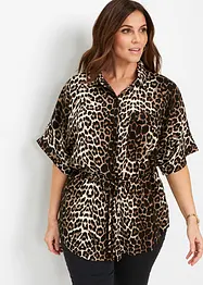 Kortermet bluse i viskose, bonprix