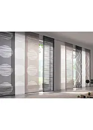Panelgardin med bølgemotiv (1-pack), bonprix