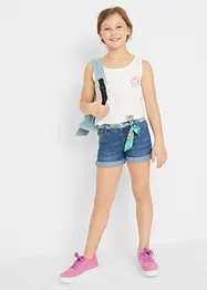 Jeans shorts til jente, bonprix