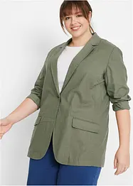 Blazer med bærekraftig lin, Loose Fit, bpc bonprix collection