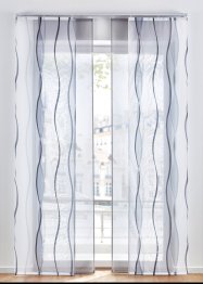 Panelgardin med bølge-mønster (2 deler), bpc living bonprix collection
