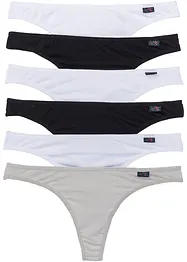 Stringtruse med økologisk bomull (6-pack), bonprix