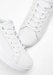 Low skinn-sneakers, bonprix