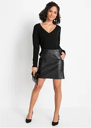 Oversized genser i viskosemiks, bonprix