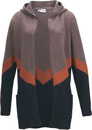 Strikkejakke med fargeblokking, bpc bonprix collection