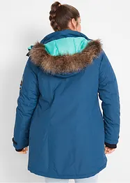 Lang outdoor-funksjonsjakke med hette, vanntett, bonprix