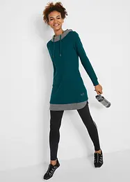 Lang sweatshirt med leggings (2-delt sett), bonprix