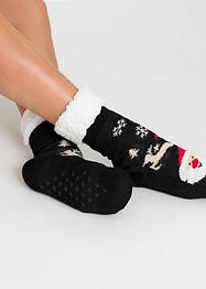 Kosesokker med teddyfôr (2-pack), bpc bonprix collection