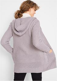 Strikkejakke med hette, bpc bonprix collection