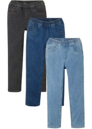 Pull on-jeans til jente (3-pack), John Baner JEANSWEAR