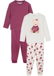 Pyjamas til jente (2-pack), bpc bonprix collection