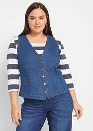 Jeansvest med stretch, bonprix