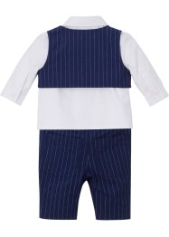 Babyskjorte + vest + bukse (3-delt sett), bpc bonprix collection