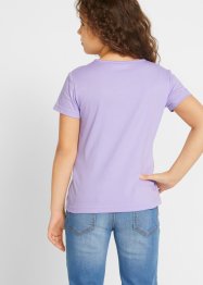 T-shirt av økologisk bomull (2-pack), bpc bonprix collection