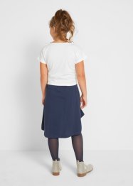 T-shirt og kjole (2-delt sett) til jente, økologisk bomull, bpc bonprix collection