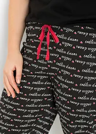 Capri pyjamas av økologisk bomull, bonprix