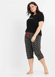 Capri pyjamas av økologisk bomull, bonprix