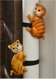 Dekorative, klatrende katter (2-delt sett), bpc living bonprix collection