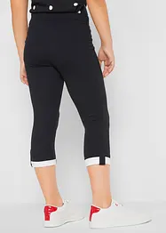 3/4-lang leggings til jente, med økologisk bomull, bonprix