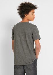 T-shirt til gutt, med trykk, økologisk bomull (2-pack), bpc bonprix collection