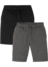 Bermudashorts i lett trikotmateriale (2-pack), bonprix