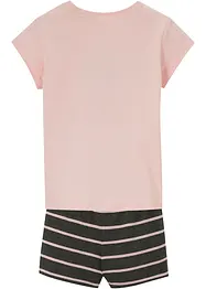 Kort pyjamas med myk bomull (2-delt sett), bonprix
