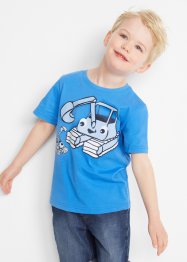 T-shirt av økologisk bomull til barn (3-pack), bpc bonprix collection