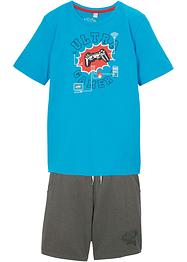 Topp og shorts til barn (2-delt sett), økologisk bomull, bpc bonprix collection