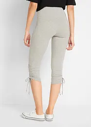 Caprileggings med rynking, 2-pack, bonprix