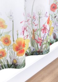 Panelgardin med blomstret digitaltrykk, bpc living bonprix collection