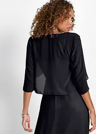 Chiffon-bolero med resirkulert polyester, bonprix