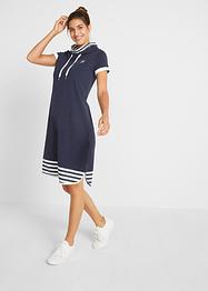 Trikotkjole i bomull, kort arm, bpc bonprix collection