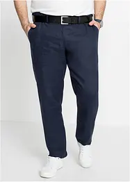 Lin-chinos  med komfort-linning, Regular Fit Straight, bonprix