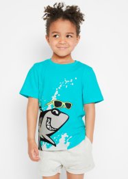 T-shirt til gutt, økologisk bomull (2-pack), bpc bonprix collection